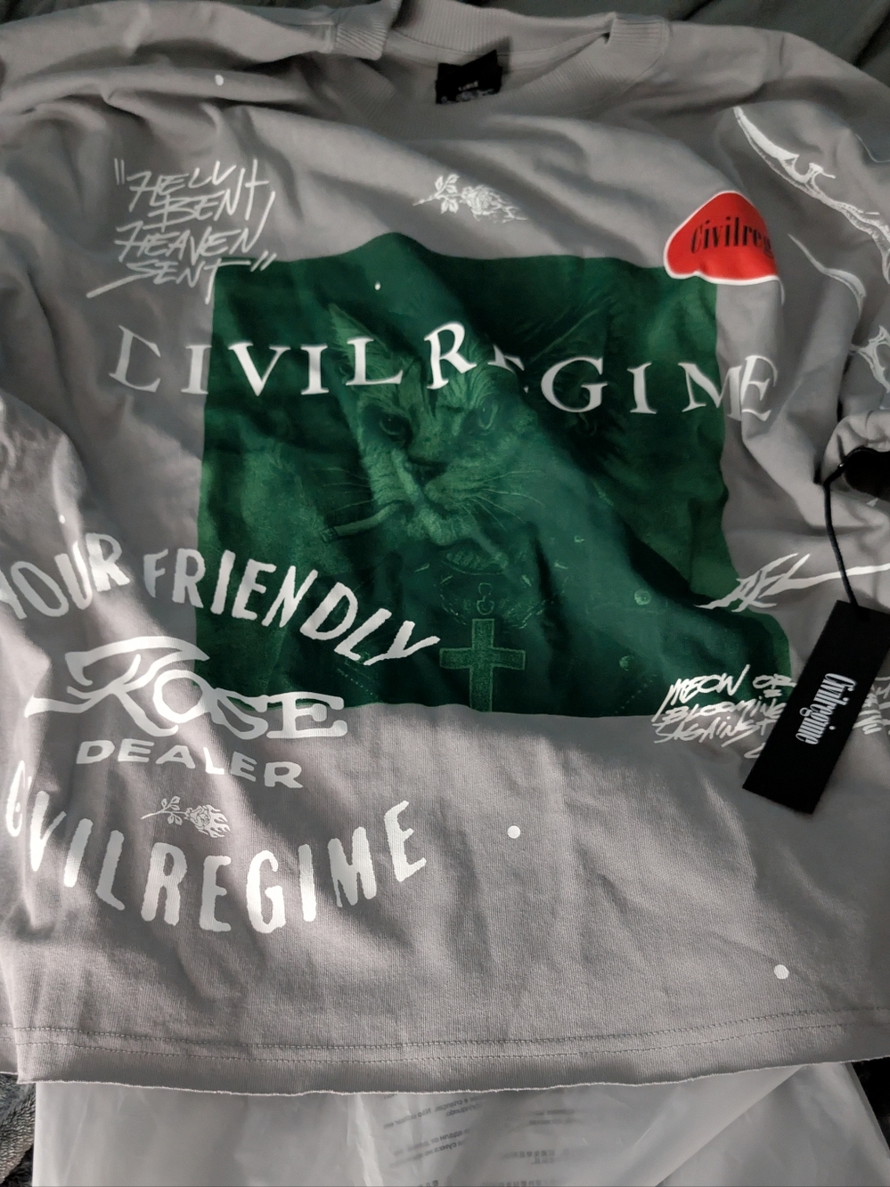 Civil Regime "Rose Dealer" Graphic Tee - NWT